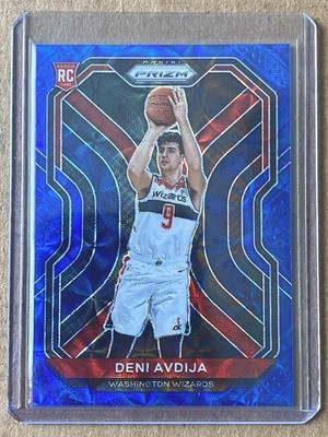 2020-21 Panini Prizm - Deni Avdija #290 Choice Blue Prizm /49 RC