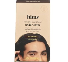 hims Under Cover Hair Color  Conditioner Rich Black 5 fl oz
