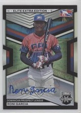 2023 Panini Elite Extra Edition Signatures Roni Garcia #174 Auto 0s55