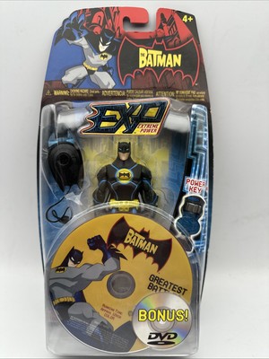 DC THE BATMAN EXP Extreme Batman 5'' Action Figure 2006 MATTEL w/ DVD