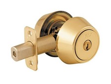 Image of Yale Locks P5211 Security Deadbolt Polished Brass