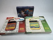Vtg Texas Instruments 1980's Speak  Spell - Read - Math Learning Toys Working