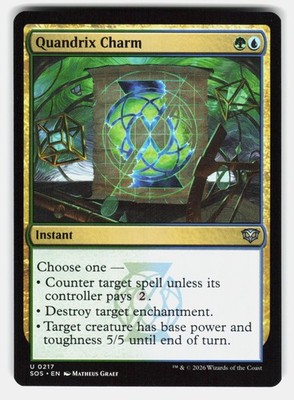 QUANDRIX CHARM - Magic: The Gathering - GRAEF NM/M