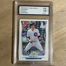 KRIS BRYANT RC 2014 BOWMAN OPENING DAY SPECIAL ROOKIE GEM MINT PGA10!Cubs 3B RC
