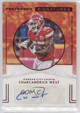 2016 Panini Preferred Signatures 21/49 Charcandrick West #399 Auto 0o9