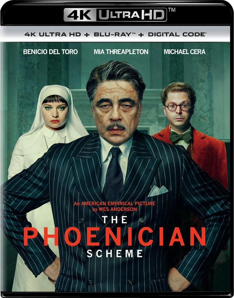 The Phoenician Scheme - 4K Ultra HD + Blu-ray + Digital 4K UHD Blu-ray NEW Foto 2 de 3