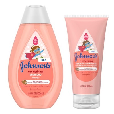 Bundle of Johnson's Kids Curl-Defining, Frizz Control, Tear-Free Kids... 