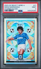 Panini Select Serie A 2023/24 Diego Maradona Stained Glass PSA 9 MINT