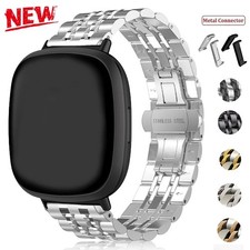 Stainless Steel Metal Strap Band For Fitbit Versa 4 3 Sense/Sense 2 Smart Watch