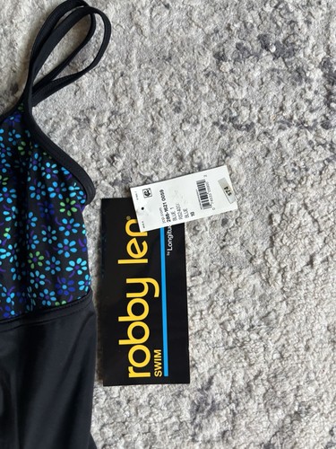 Robby Len Swim By Longitude Floral Swimsuit Woman's Size 10 NWT - Picture 2 of 6