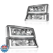 DimFlux LED DRL Headlight, Headlights Assembly Kit Compatible with 2003-2006 