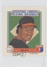 1988 Starting Lineup Talking Baseball Cleveland Indians Mel Hall #22 11pj