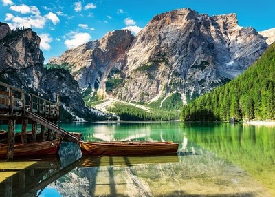 Ravensburger Puzzle Pragser Wildsee Dolomiten Südtirol Berg Landschaft 1000