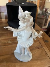 Lladro 4882 Carnival Couple Parejita Carnaval Ballerina & Clown BROKEN FINGER