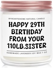 Sister Birthday Gifts, Funny Sister Gifts from Sisters Brother- Lavender Natural