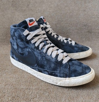 Nike Blazer Mid 77 Sneaker Größe UK 5 Damen Washed Grey Black Swoosh 512709-003