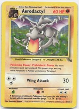 Aerodactyl (1) Holo Rare Fossil FO Fighting 01/62 1999 HP on eBay