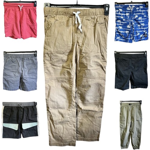 Lot Of 7 Pieces Boys Pants & Shorts Size 10-12 Bundle Boys Shorts
