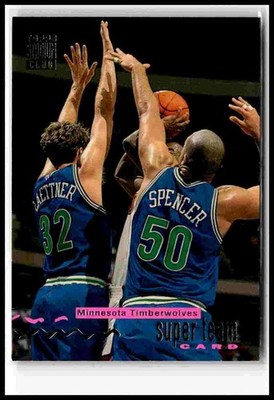 1993-94 Stadium Club #16 Minnesota Timberwolves Super Teams Members Only
