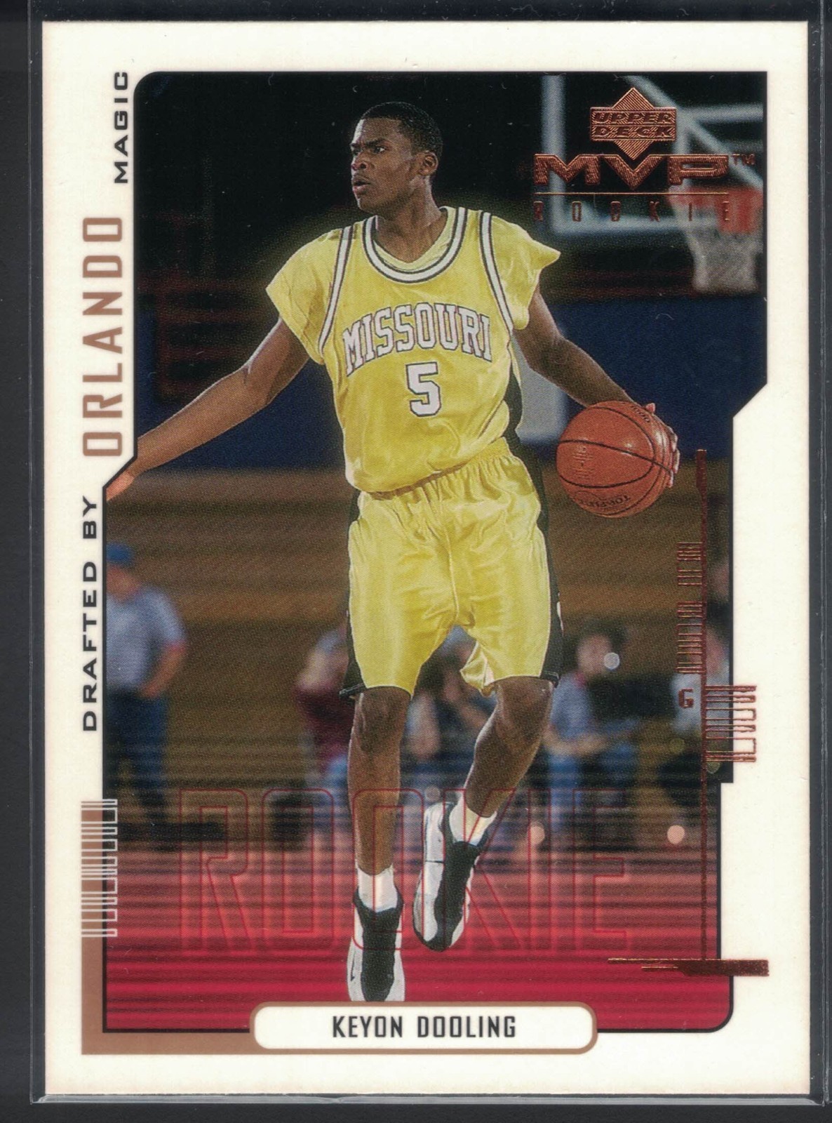 2000-01 Upper Deck MVP - Rookie Keyon Dooling #219 (RC) Orlando Magic