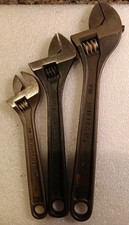 WILLIAMS ADJUSTABLE WRENCH SET-12 -10 - 8 -BL...