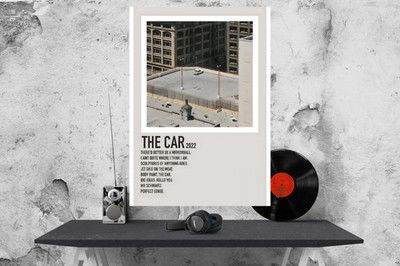 Arctic Monkeys Das Auto Album Cover Poster/Druck A3/A4/A5 230 g/m² gerahmt