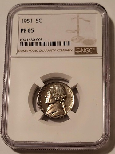 1951 Jefferson Nickel PF65 NGC Low Proof Mintage | eBay