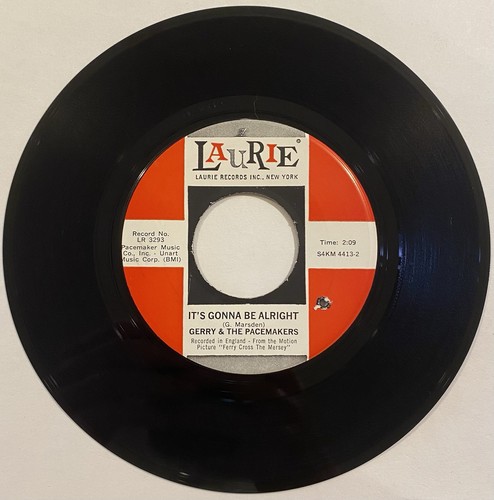 Gerry & The Pacemakers – It's Gonna Be Alright / Skinny Minnie – Laurie – 45 RPM - Picture 2 of 4