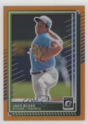2025 Panini Donruss Optic Orange Prizm 59/199 Jake Bloss #96 Rookie RC 1cx3