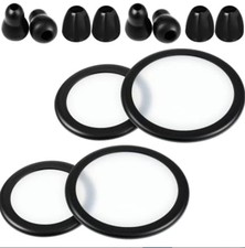 2 Sets Stethoscope Replacement Parts Adult and Pediatric Replacement Diaphrag...