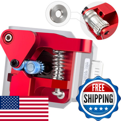 Redrex Dual Gear Ender 3 Extruder Two Washers Metal Drive Feeder Upgrade Kit
