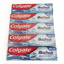 Colgate Max Fresh Toothpaste Cool Mint Flavor 6.3 oz 5 Pack