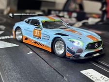 30870 Carrera Digital 132 Mercedes-AMG GT3 Gulf Silverstone 4 Wheels Upgraded