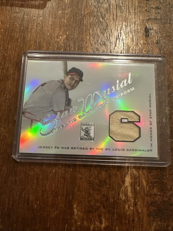 Stan Musial 2001 Topps Tribute Game Used Jersey