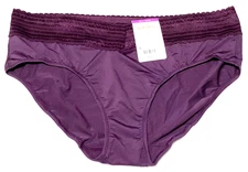 3X/10 - NWT Warners No Pinching No Problem purple hipster panty (XX245 a