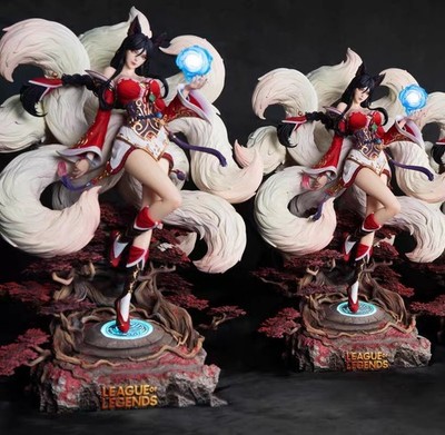 JIMEI Palace LOL the Nine-Tailed Fox Model Ahri Statue in stock