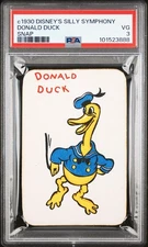 c 1930 DISNEY Mickey Mouse DONALD DUCK Silly Symphony PSA GRADED CARD RARE!!