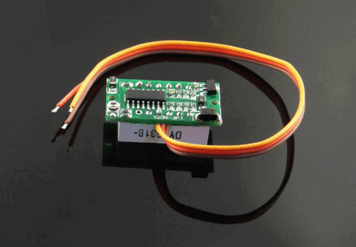 Mini DC0-100V Digital Verde Panel Voltímetro Voltímetro Scooter Batería PY - Imagen 3 de 3