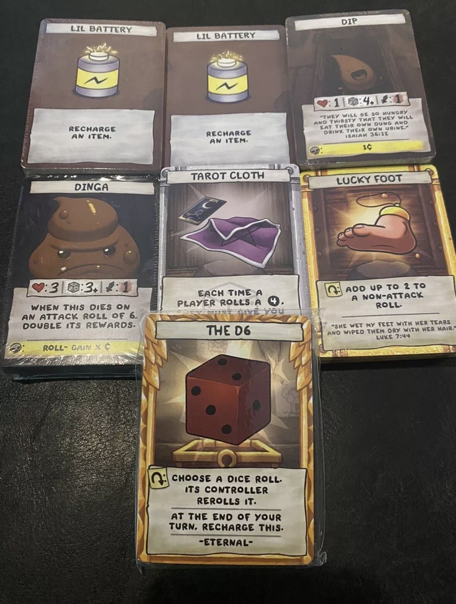 The Binding of Isaac Four Souls - Base Game (CARDS ONLY) | eBay