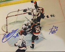 Cayden LINDSTROM & Andrew BASHA SIGNED 8x10 PHOTO!! NHL TOP PROSPECTS! W/COA