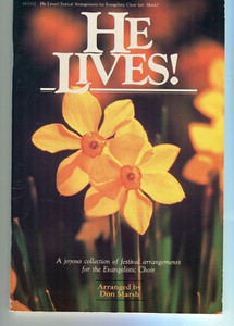 Vintage He Lives! Arranged by Don Marsh Songbook 1984 Gaither Music Sheet Music