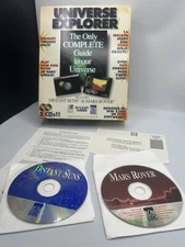 Vintage Software Universe Explorer Distant Suns Mars Rover 1996 Space Big Box