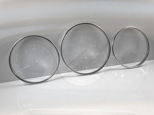 Per Mazda Xedos 6 9 1992-2002 Anelli Alluminio Strumenti Strumentazione 3 pezzi - Imagen 3 de 9