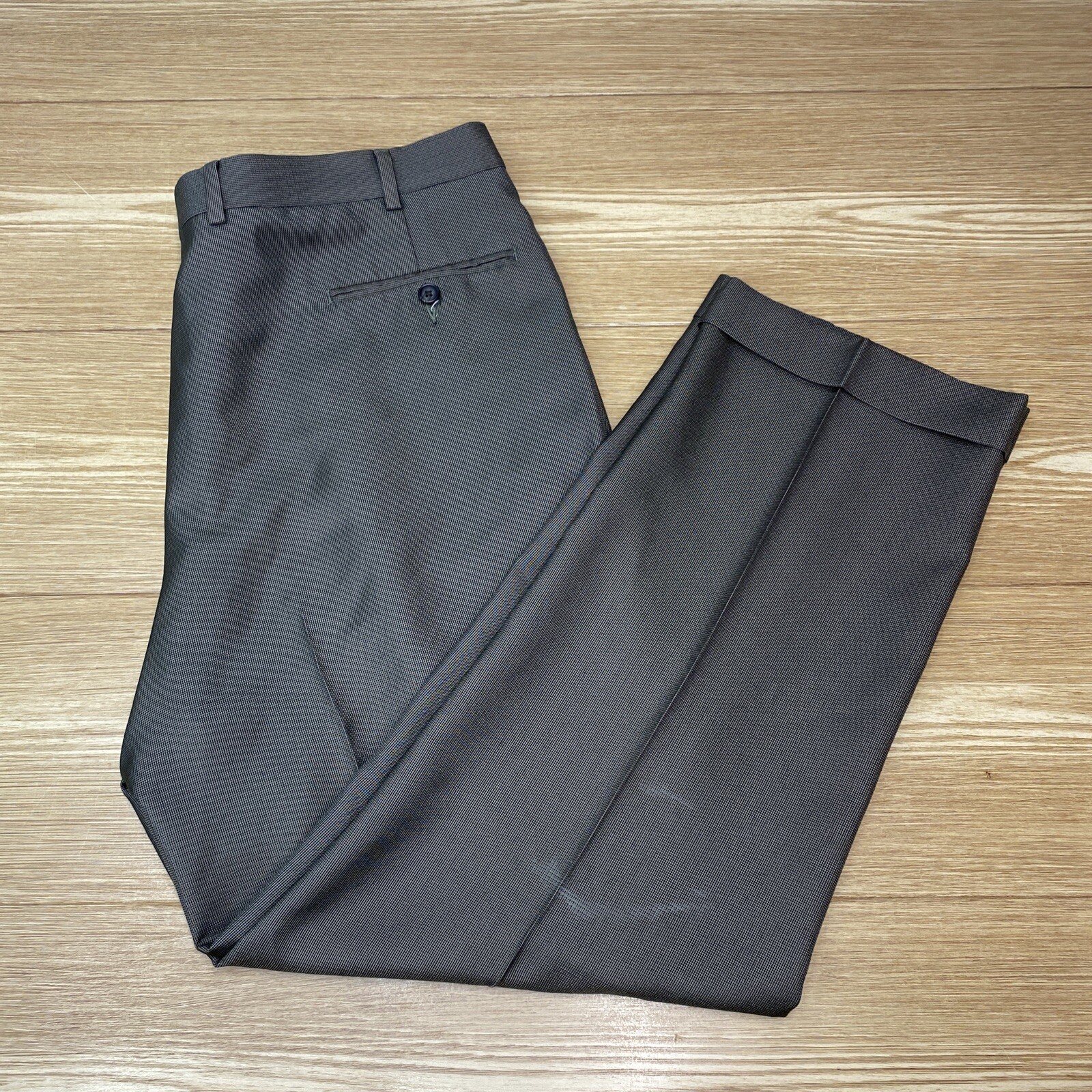 Pantalon De Vestir Plisados ​​Dobladillo Para Hombre Lauren Ralph Lauren 38X29