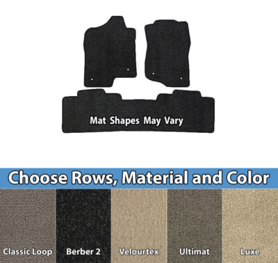 Lloyd Mats - Custom Fit Carpet Floor Mats - Pick Mat Combos, Material & Color