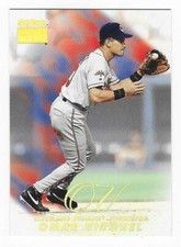 1999 Skybox Premium Omar Vizquel Cleveland Indians Baseball Card #169