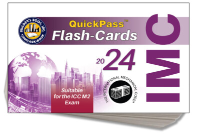 2024 International Mechanical Code IMC QuickPass Flash-Cards
