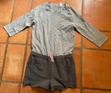 Ivivva by Lululemon Twi Tone Gray 3/4 Sleeve Romper One Piece Girls Size 14
