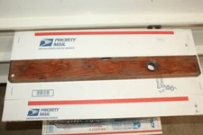 Vintage Stanley Level  No.3 Brass & Cherry Wood Adj Bubble Plates 28" 1890 Era