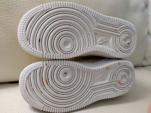 Nike Air Force 1 size 9c kids shoes 'Peace, Love, & Basketball' DC7322-700 - Picture 10 of 13